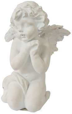 Polyester Denkmal Engel 6,5x11cm 12/72 Box