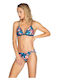 Triangle Bikini Top Multicolour
