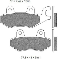 Brake Pad Set Fa165 Organic Modenas Genuine118088 Brake Pad Set Fa165 Organic Modenas Genuine118088