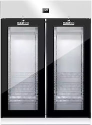 Ψυγείο Ωρίμανσης Αποθήκευσης Κρεάτων 1365l Meatico Storage 1500 Glass Rem 150 X 85 X 208 Cm