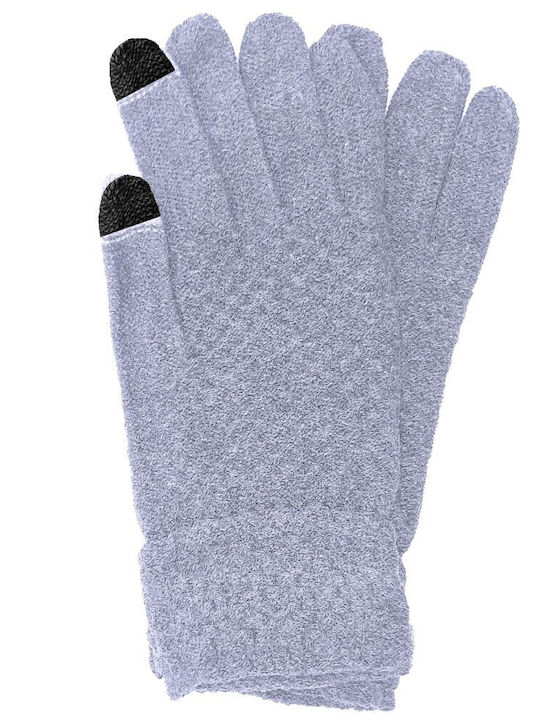 Unisex Knitted Touch Gloves Gray