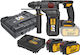 CAT COMBO-09 Schlag Meißelhammer Batterie 18V 2x4Ah mit Aufnahme SDS Plus 05-9876