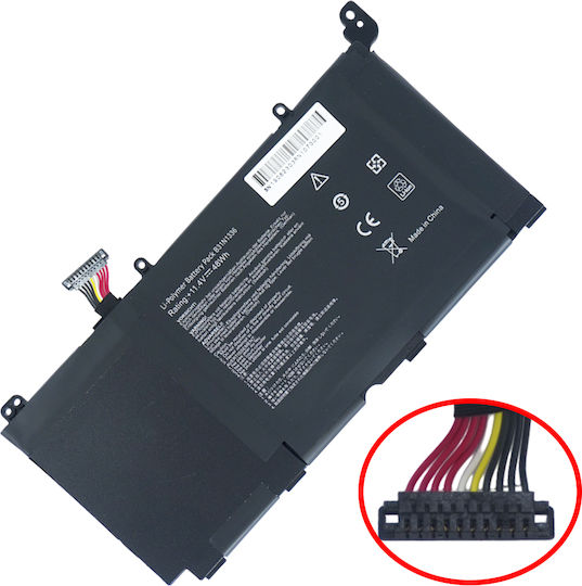 Μπαταρία Laptop Battery Asus R553l R553lf B31n1336 11.4v 48wh Oem Κωδ 1-bat0197