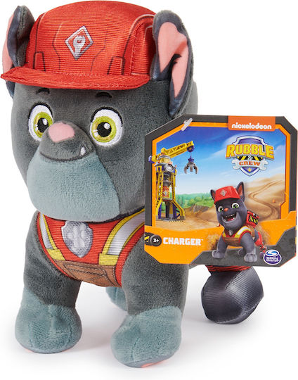 Spin Master Plush Paw Patrol Rubble Crew - Charger 19 cm