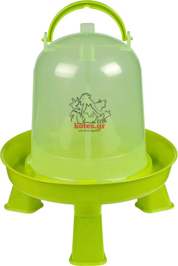 Plastic Watering Can for Chickens and Poultry with Capacity 6lt 30x30cm.