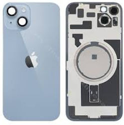 Back Cover Magsafe and Camera Lens Cover Blue for iPhone 14