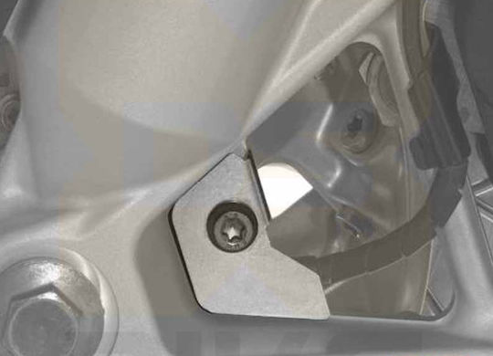 Front ABS Sensor Protector BMW R1200GS LC R1250GS S1000XR Silver