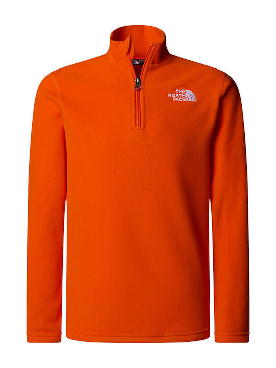 The North Face Kids' Shirt Long Sleeve Orange G...