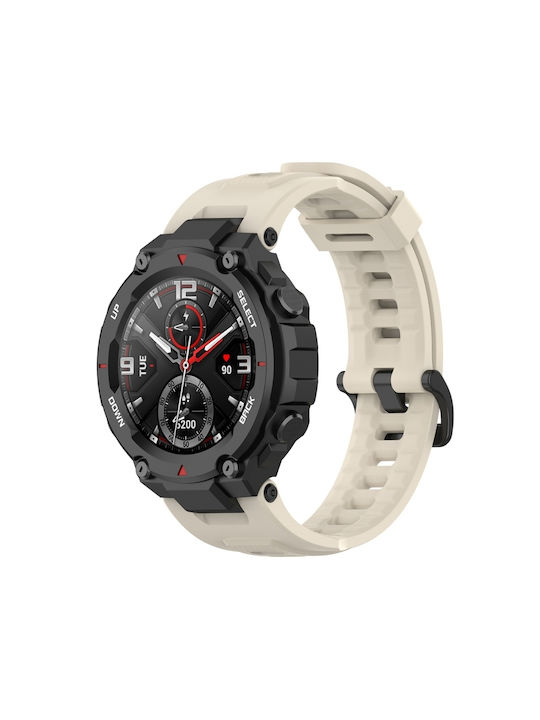 Huami Amazfit T-rex A1918 Tyrannosaurus Silicone Watch Band Μπεζ