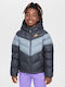 Kids' Sports Jacket with Hood Black Sportswear