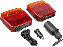 Auto Gs Σετ Φώτα Τρέιλερ LED με Μαγνήτη 12 / 24V 2τμχ