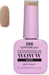 Woww Uv & Led Lac Gel Soak Off Egyptian Lulu 356 10ml
