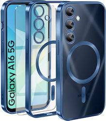 Carcasă Electro Magsafe Samsung Galaxy A16 Albastră + Sticlă de Protecție Ecran Carcasă Electro Magsafe Samsung Galaxy A16 Albastră + Sticlă de Protecție Ecran