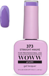 Woww UV & LED Soak Off Gel-Lack Straight Mauve 373 10ml