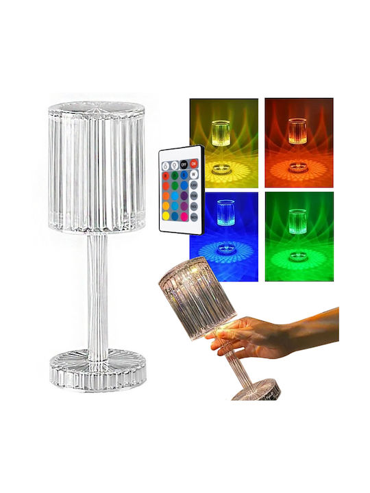 Verk Group Διακοσμητικό Φωτιστικό LED RGB 25x8.5εκ.
