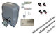 Doorado Schiebetorantrieb-Set Slg600-kit430 4 Fernbedienungen 3 Meter Zahnstange