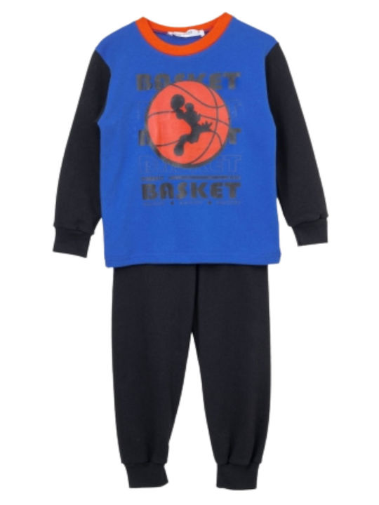 Stardust Kinder Schlafanzug Winterlich Royal Blue, Black