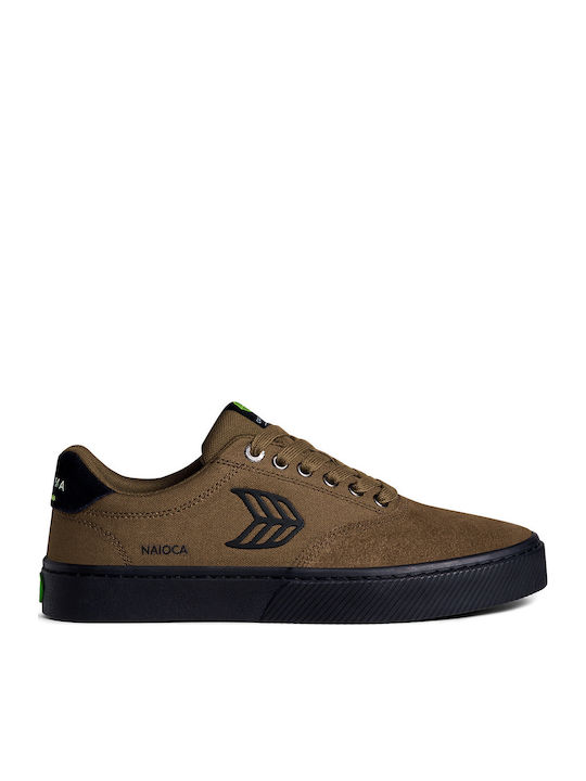 Cariuma Naioca Pro Sneakers Dark Khaki Black