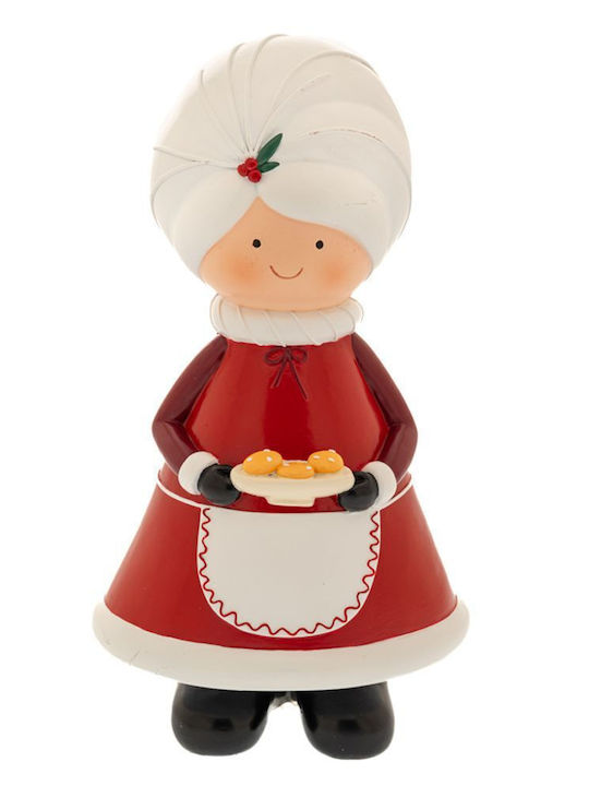 Dekorativer Weihnachtsmann Weiß 27x15x11cm