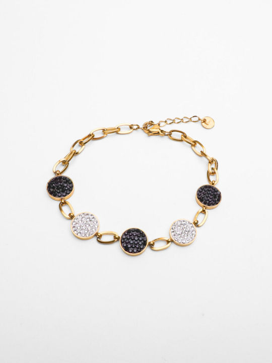 Chrysothemiss Bracelet made of Steel Gold Plated