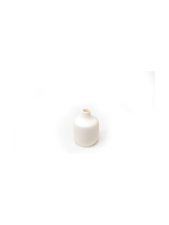 Paper Pack Διακοσμητικό Βάζο Κεραμικό Λευκό 6.5xΥ9cm