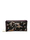 Large Fabric Women's Wallet Classic Brown