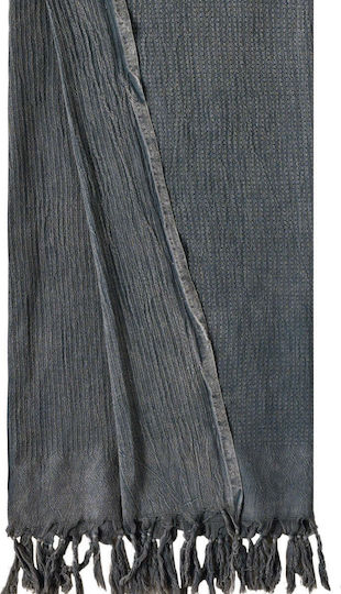 Kentia Beach Towel Pareo Cotton Grey 180x85cm