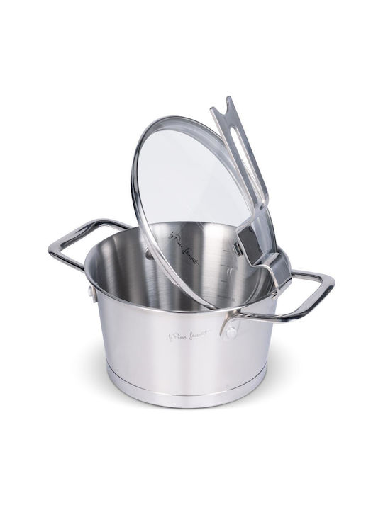 Lamart Βαθιά Ανοξείδωτη Κατσαρόλα 1.7lt / 16cm