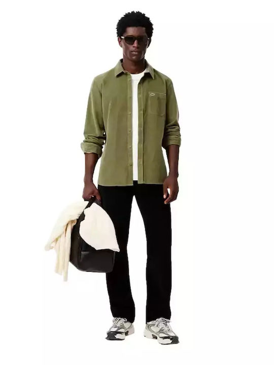 Langärmlig Hemd Khaki Green