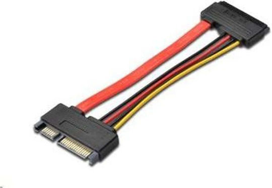 Premiumcord Sata 22pin Extension Cable Hdd Data + Power M F 15cm