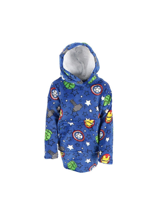 Marvel Κουβέρτα Fleece Μπλε 60x75εκ.