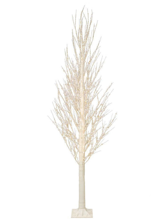 Weihnachtsbaum 150cm mit LED-Beleuchtung Weiß