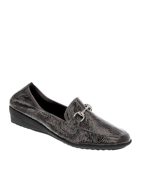 Γυναικεία Loafers σε Γκρι Χρώμα