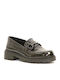 Patent Leather Women's Loafers in Black Color