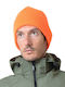 Beanie Unisex Σκούφος Πλεκτός σε Πορτοκαλί χρώμα