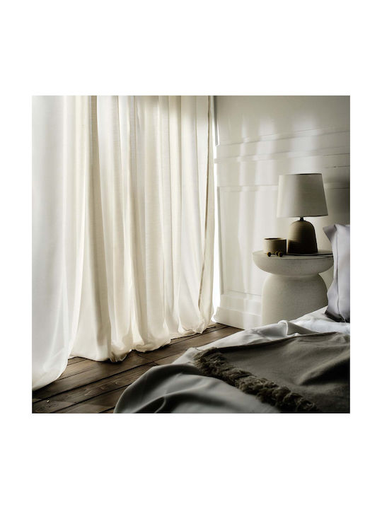 Gofis Home Κουρτίνα με Τρέσα Renata Μπεζ 140x28...