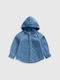 Kids Shirt Long Sleeve Denim Blue