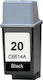 LPR Kompatible Tintenstrahldrucker-Tintenpatrone HP C6614DE 1050 Seiten 28ml Schwarz 1Stück