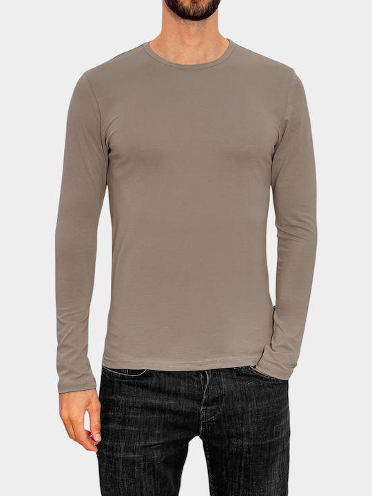 3Guys 3Guys Long Sleeve Gray Blouse of Petra