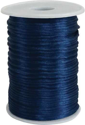 Marhome Rat tail Lace Satin Blue