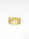 Chrysothemiss Ring Gold Plated