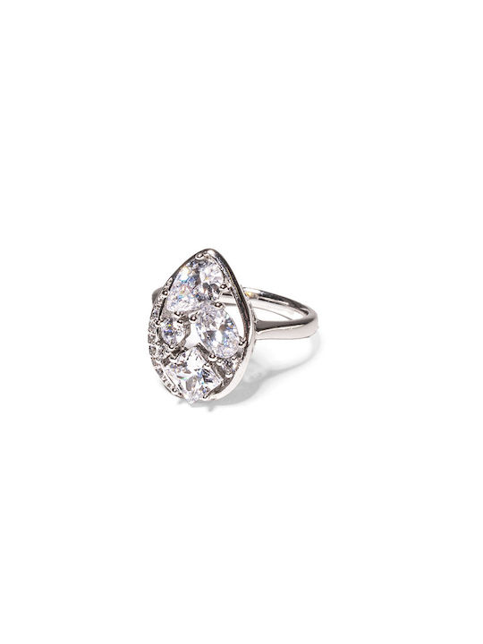 Chrysothemiss Ring with Stones made of Steel