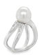 Morellato Ring with Pearls & Zircon made of Steel