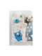 Saint Clair Kids Quilt Set Single with Pillowcase Blue 160x220cm