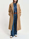 Gant Women's Coat with Buttons Beige