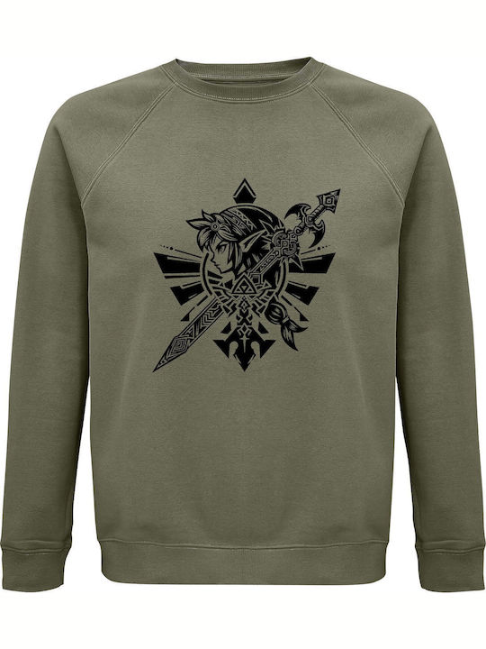 kirikoko The Legend Of Zelda Fanart Sweatshirt Khaki