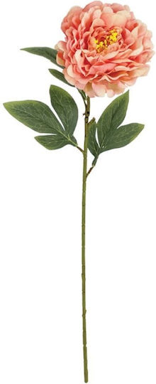 Salmon Pastel Peony Branch H61cm 24/144box