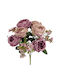 Lilac Pastel Rose Bud Bouquet Y45cm 12/48box 00-00008-2