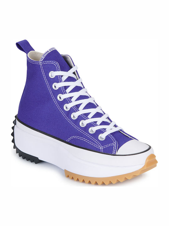 Converse Run Star Hike Platform Γυναικεία Μποτάκια Μπλε A09383C