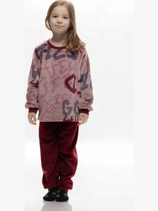 Galaxy Kids' Pajamas Winter Fleece Printed